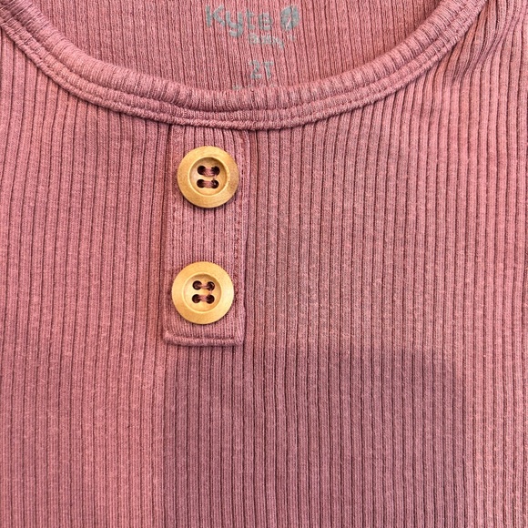 Kyte Baby Ribbed Henley Set - Picture 2 of 2